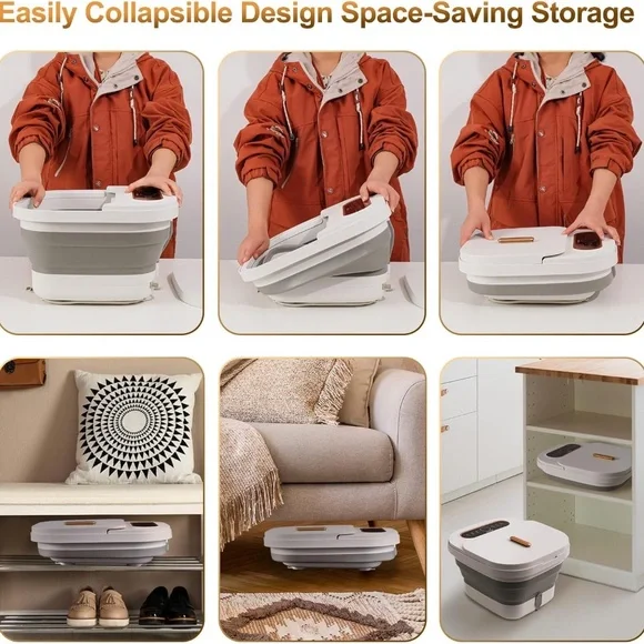 🦶 Collapsible Foot Spa Bath – Touch Screen, Massage & Pedicure Kit - Picture 5 of 6